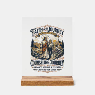 Señal Acrílica Camiseta Vintage Cristiana Amigable con Terapia de