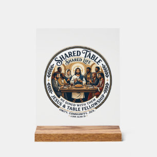 Señal Acrílica Camiseta Vintage Estudio Bíblico de Mujeres Grupo 