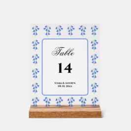 Señal Acrílica Campanillas azules