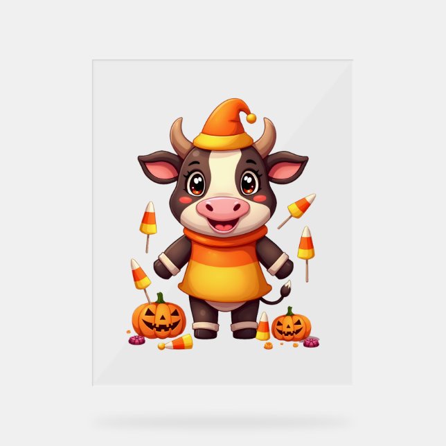 Señal Acrílica Candy Corn Cow (Anverso)