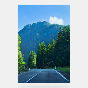 Señal Acrílica Carretera forestal de los Cárpatos – Impresión de