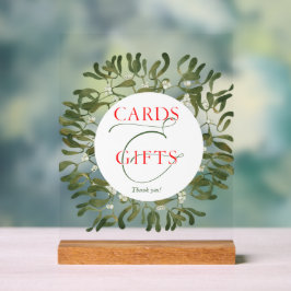 Señal Acrílica Cartas de matrimonio y regalos de guión de marco M