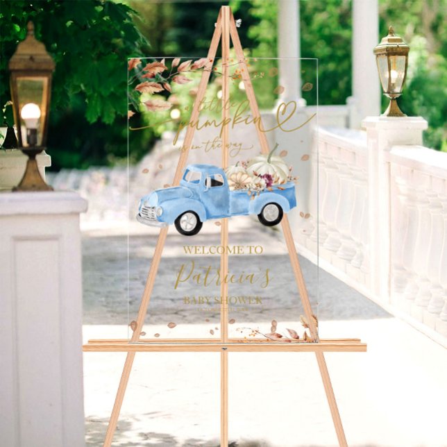 Señal Acrílica Cartel de bienvenida de Baby Shower del niño de la (Subido por el creador)