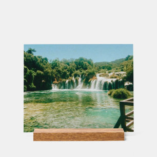 Señal Acrílica Cascadas Krka - Parque nacional Krka - Croacia