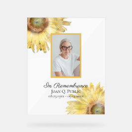 Señal Acrílica Celebración de la vida con la acuarela de los gira