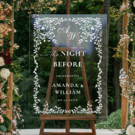 Señal Acrílica Cena elegante de estilo minimalista