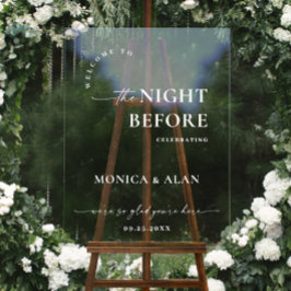 Señal Acrílica Cena elegante de estilo minimalista