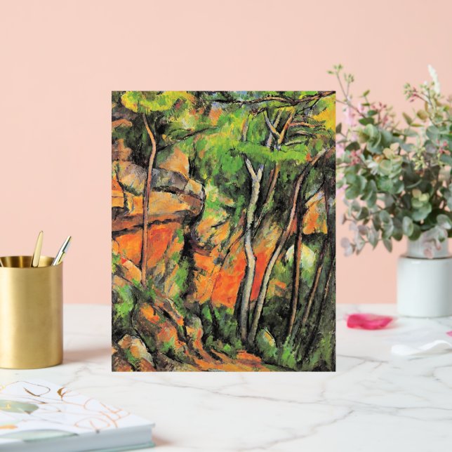 Señal Acrílica Cezanne - En el parque del Chateau Noir (Boda)