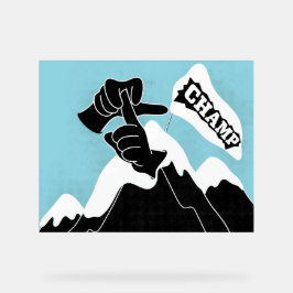 Señal Acrílica Champ - Diseño ASL