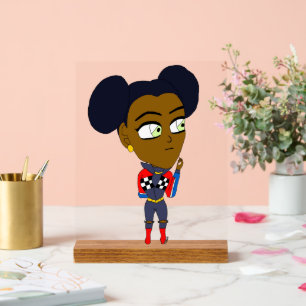 Señal Acrílica chibi