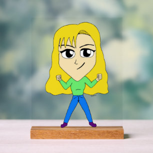 Señal Acrílica chibi