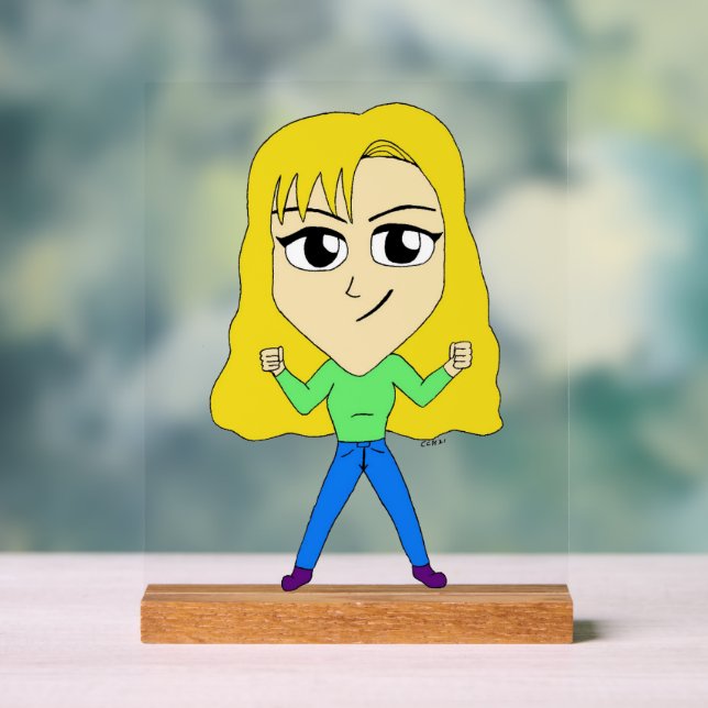 Señal Acrílica chibi (Neutral )