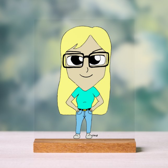 Señal Acrílica chibi (Neutral )
