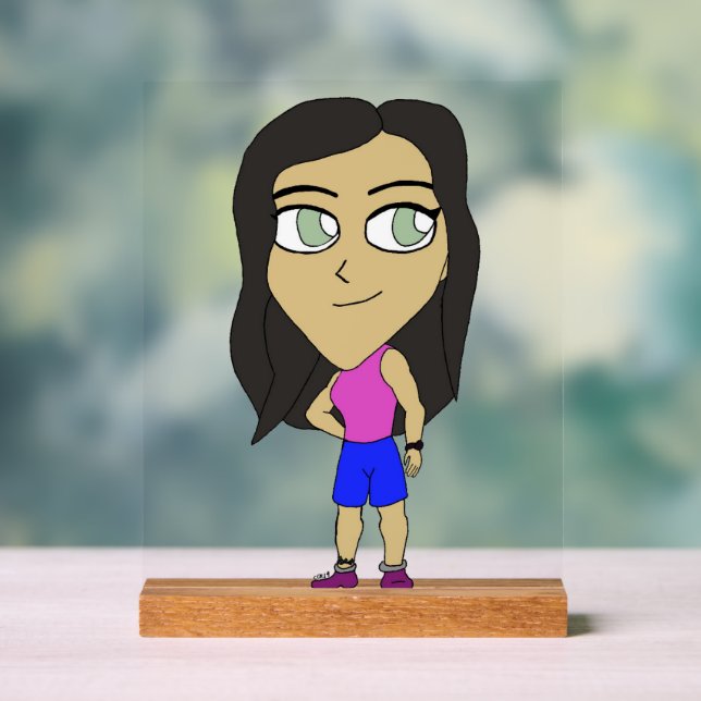 Señal Acrílica chibi (Neutral )