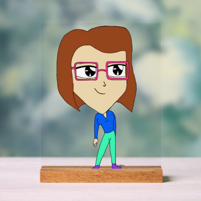 Señal Acrílica chibi (Neutral )