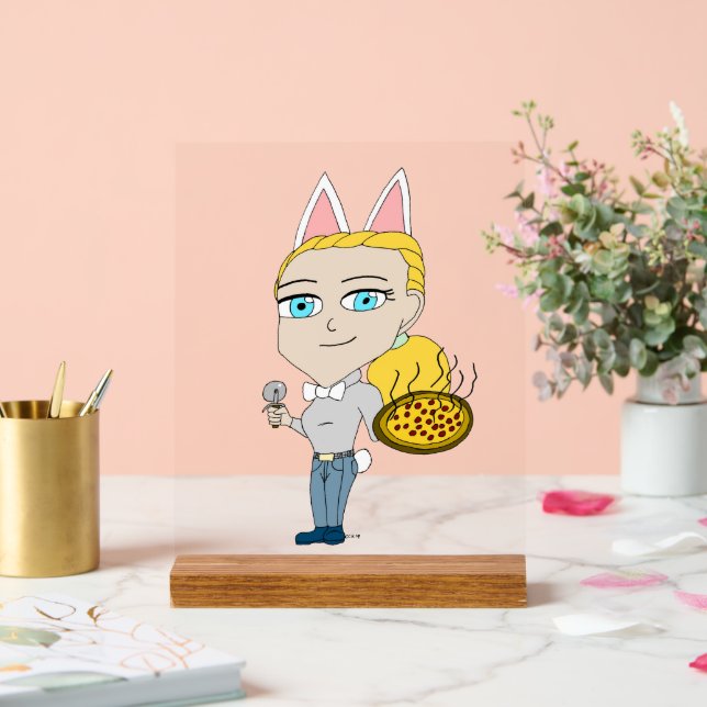Señal Acrílica chibi (Boda)