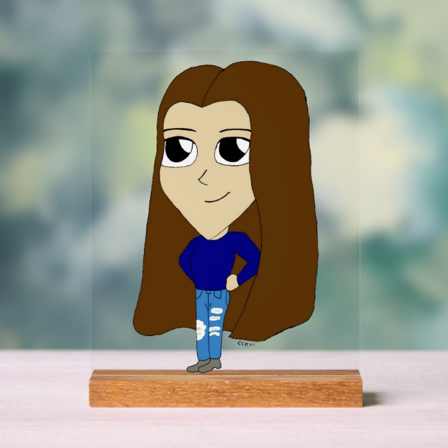 Señal Acrílica chibi (Neutral )