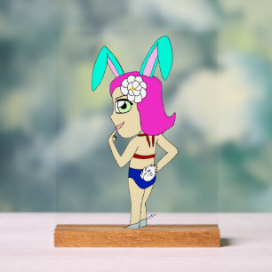 Señal Acrílica chibi bunnygirl