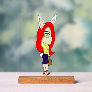 Señal Acrílica chibi bunnygirl
