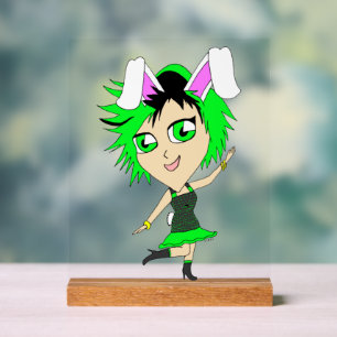 Señal Acrílica chibi bunnygirl