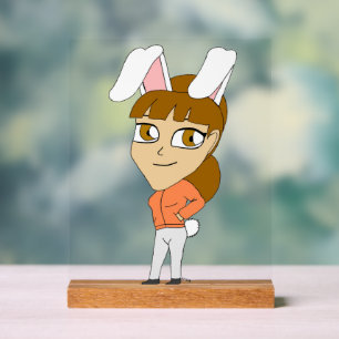 Señal Acrílica chibi bunnygirl