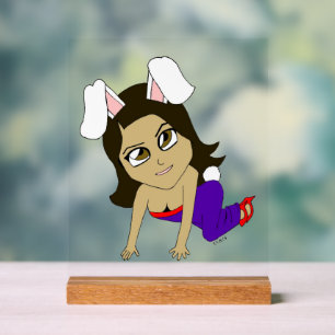Señal Acrílica chibi bunnygirl