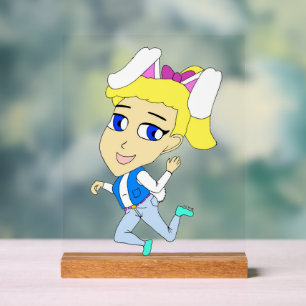 Señal Acrílica chibi bunnygirl