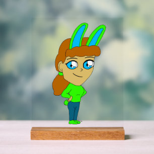 Señal Acrílica chibi bunnygirl