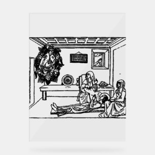 Señal Acrílica Chica cristiano italiano de Saint Fina