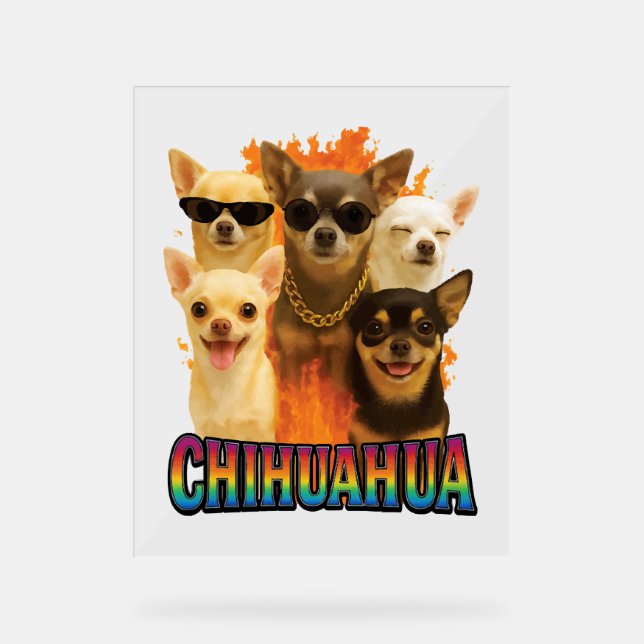 Señal Acrílica Chihuahua    (Anverso)