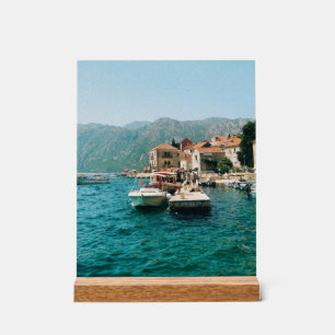 Señal Acrílica Ciudad costera de Perast, Montenegro