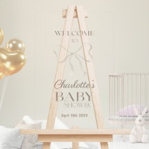 Claro Transparente Elegante Bienvenida Cumpleaños