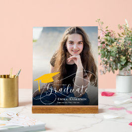 Señal Acrílica Clase De Invitación De Graduados De Foto Cuta De 2