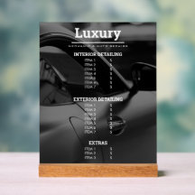 Classy Car Photo Repara la Lista de Precios de Mec