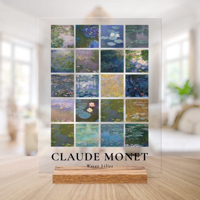 Señal Acrílica Claude Monet Water Lilies (Subido por el creador)