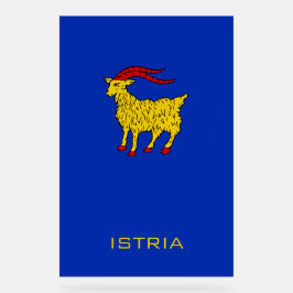 Señal Acrílica Coat of Arms of Istria Adriatic Legacy