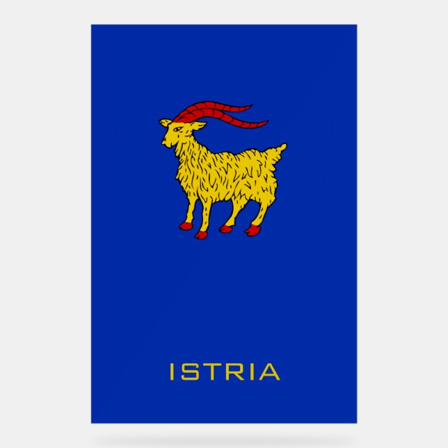 Señal Acrílica Coat of Arms of Istria Adriatic Legacy (Anverso)