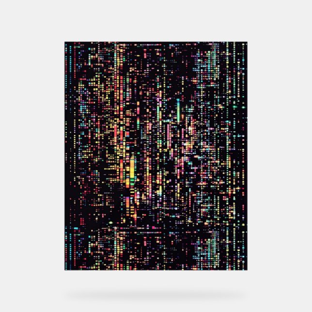 Señal Acrílica código de equipo escrito en smole (Anverso)