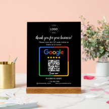 Código Qr Google revisa el logotipo comercial