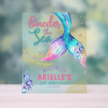 Cola de sirena Bajo el mar Cumpleaños 1