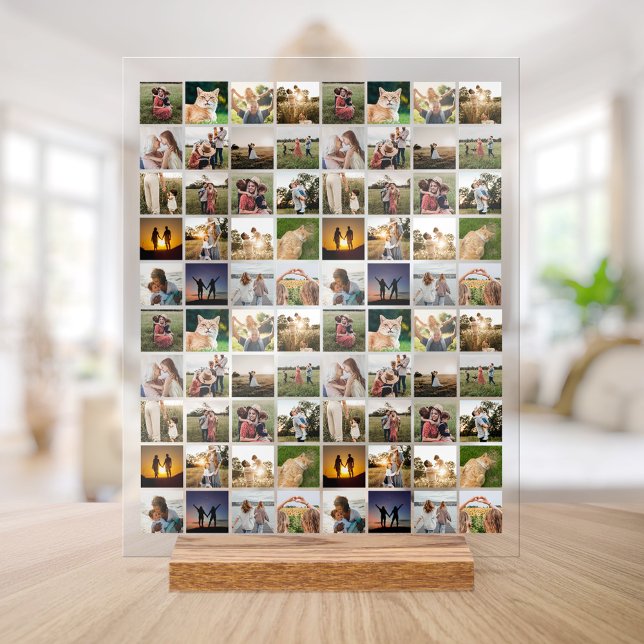 Señal Acrílica Collage de fotos 80 personalizado (Subido por el creador)