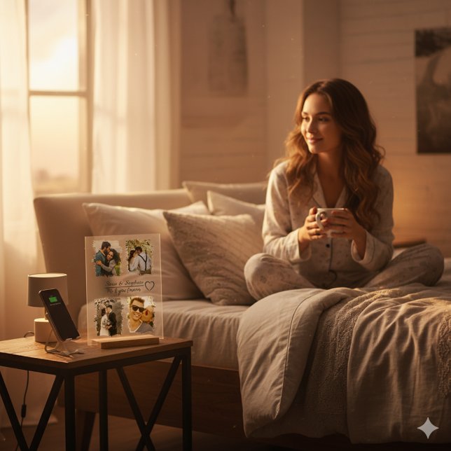 Señal Acrílica Collage de fotos de pareja personalizado con cualq (Subido por el creador)