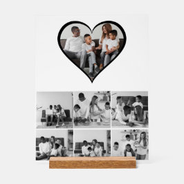 Señal Acrílica Collage de fotos negro y blanco 7