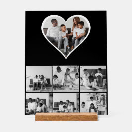 Señal Acrílica Collage de fotos negro y blanco 7