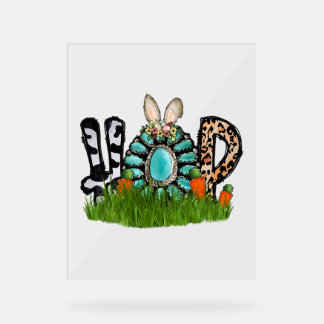 Señal Acrílica Conejito de Pascua