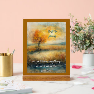 Señal Acrílica Confiar en el Rótulo acrílico del proceso