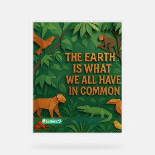 Señal Acrílica Consciente con la Tierra: Diseños inspiradores par