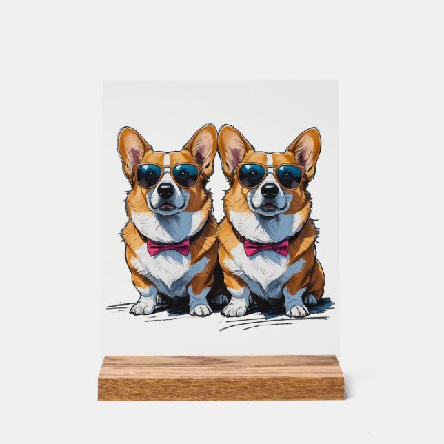 Señal Acrílica Corgi Dread Deluxe (Anverso)