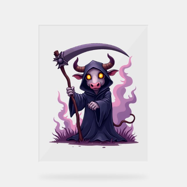 Señal Acrílica Cow Reaper (Anverso)