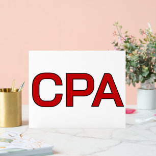 Señal Acrílica Cpa
